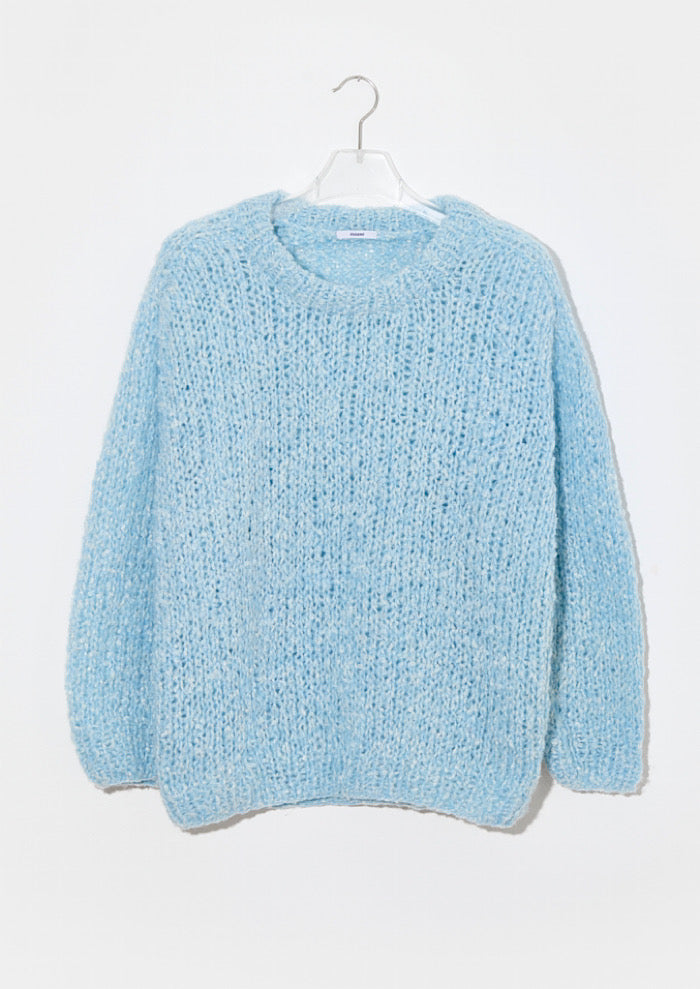 MAIAMI Boucle Round Neck Pullover