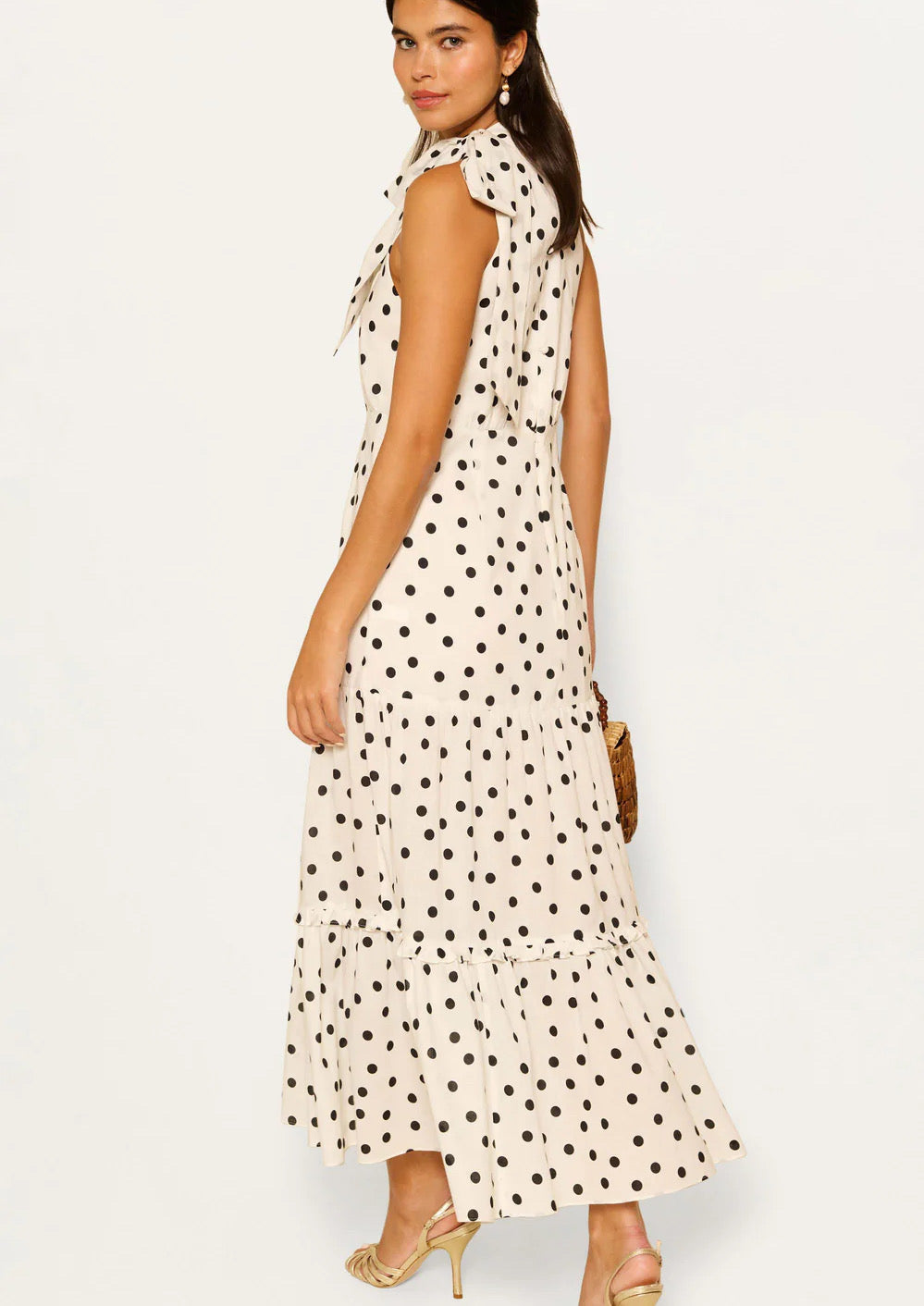 RIXO Eleanor Cotton Midi Dress