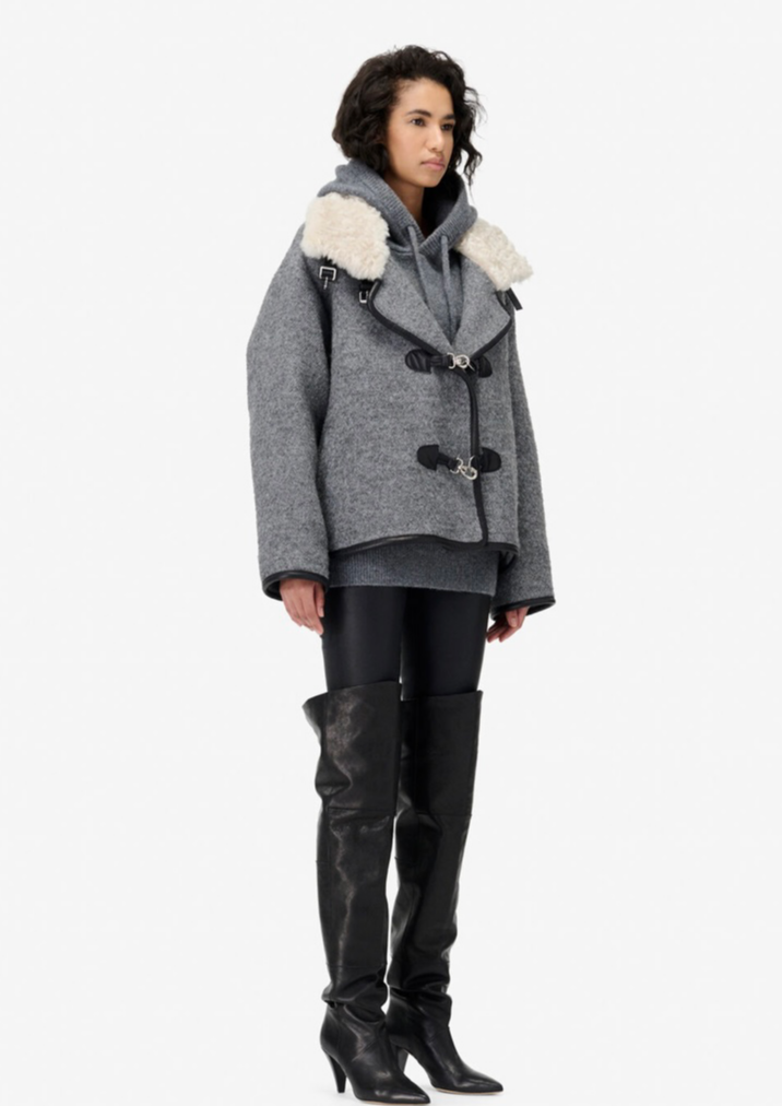 IRO PARIS DUFFLE COAT