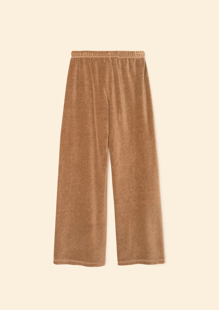 XIRENA Heather Camel Manon Velour Pant