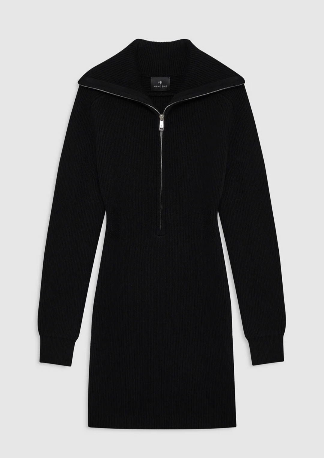 ANINE BING June Trucker Collar Dress