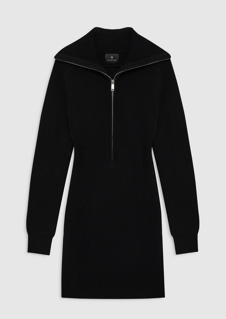 ANINE BING June Trucker Collar Dress