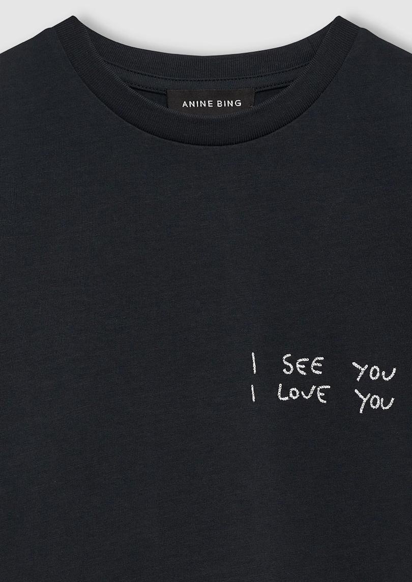 ANINE BING Shelley Tee I See You I Love You