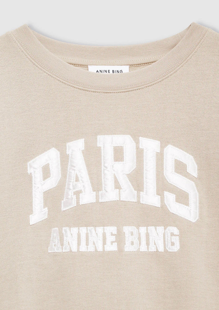 ANINE BING Harry Shrunken Sweatshirt Paris