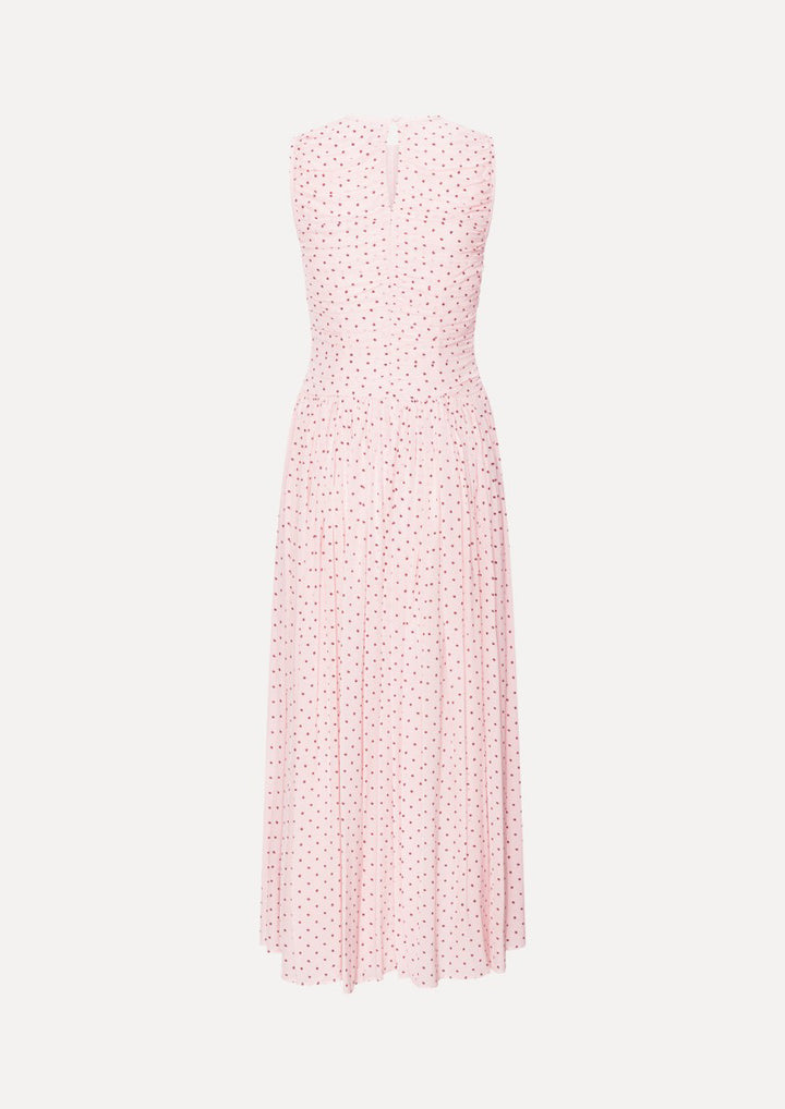 ROTATE Ruched Dress Pink