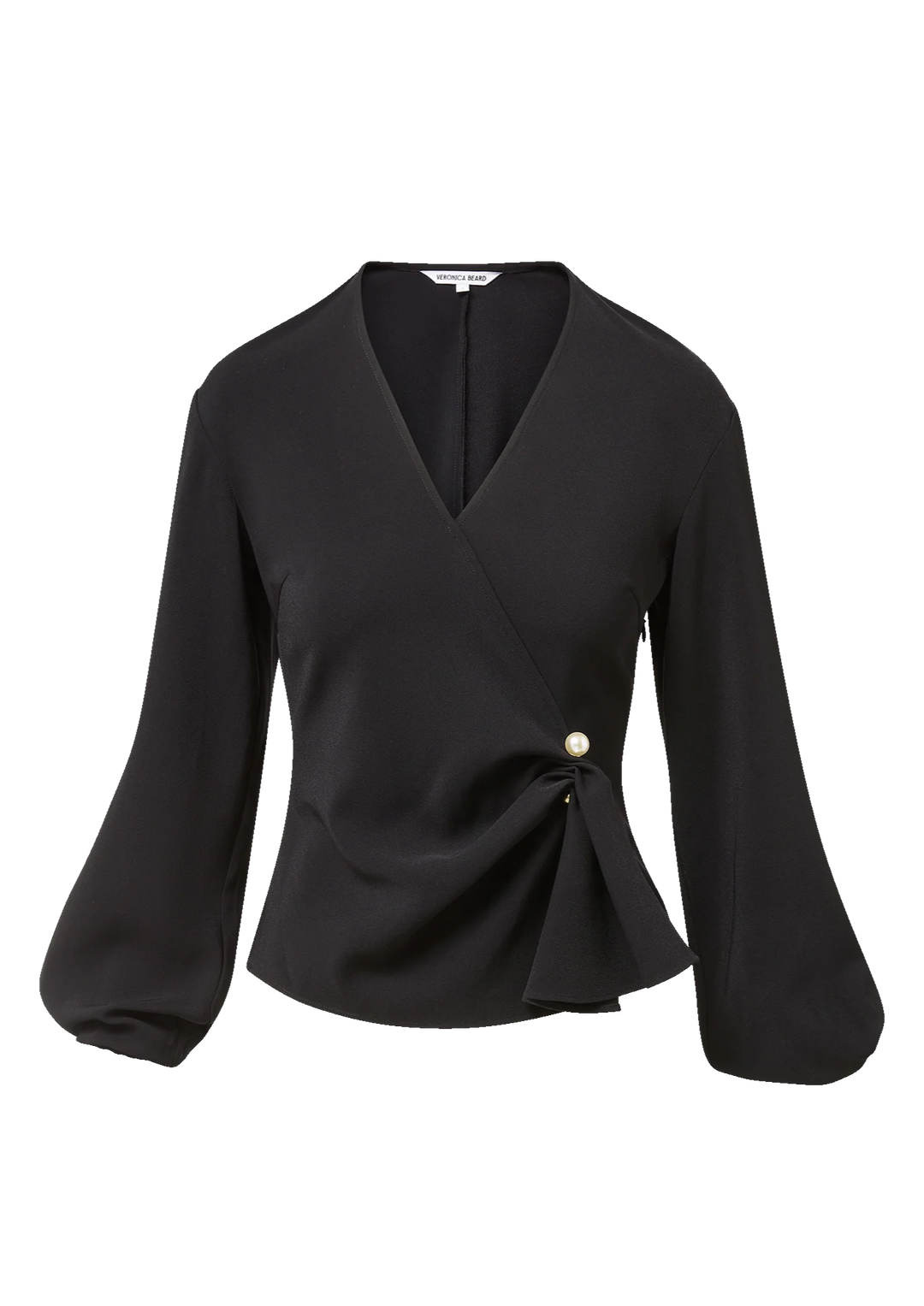 VERONIVA BEARD Drew Brooch Blouse