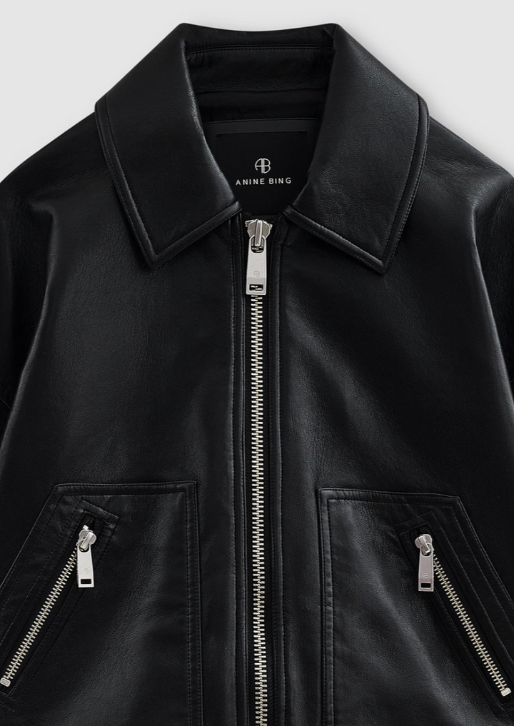 ANINE BING ASSAN JACKET LEATHER