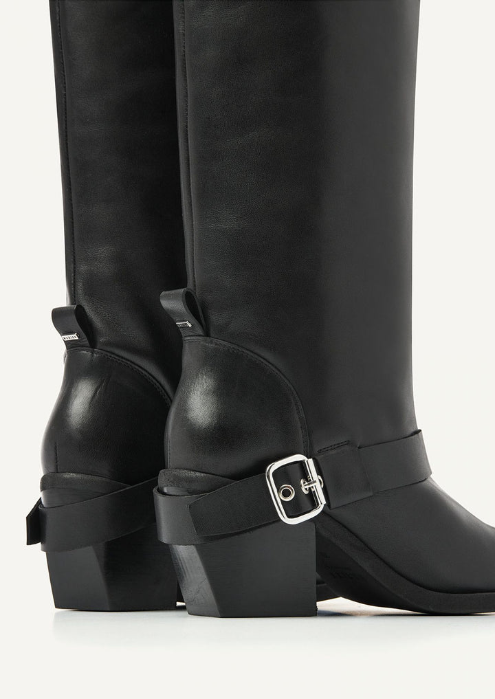 NUBIKK Liv Mile Schwarze Stiefeletten