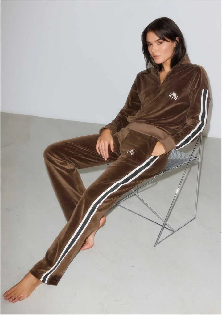RAIINE RALPH VELOUR PANTS BROWN