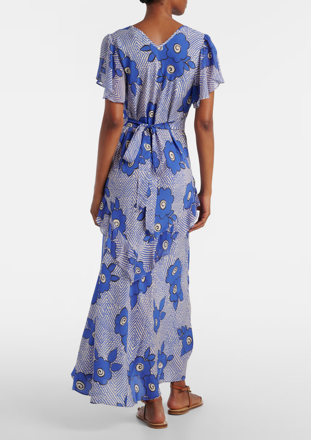 RIXO Maxikleid Evie aus Seide