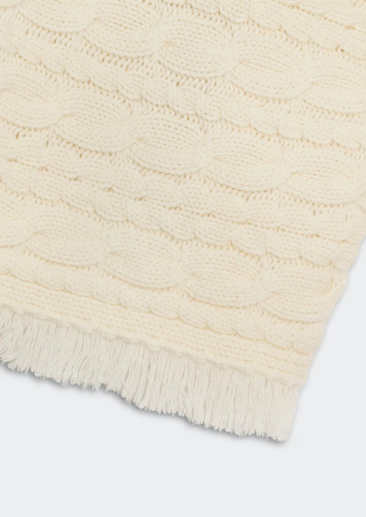 GUEST IN RESIDENCE CROPPED CABLE TURTLENECK
