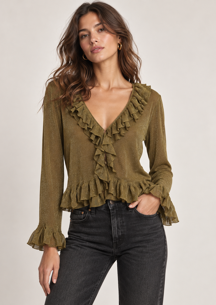 RIXO Tacita Cardigan