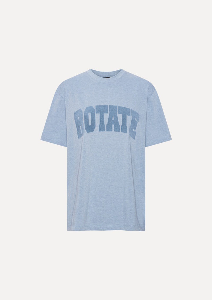 ROTATE JERSEY OVERSIZED T-SHIRT BLUE