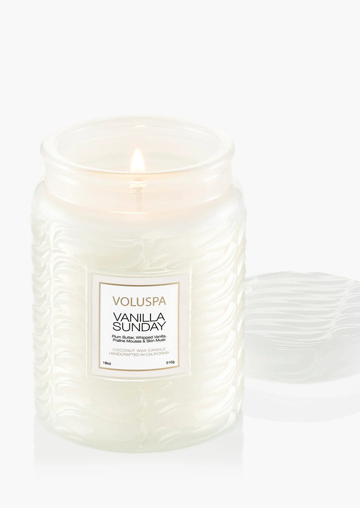 VOLUSPA Large Jar Candle Vanilla Sunday