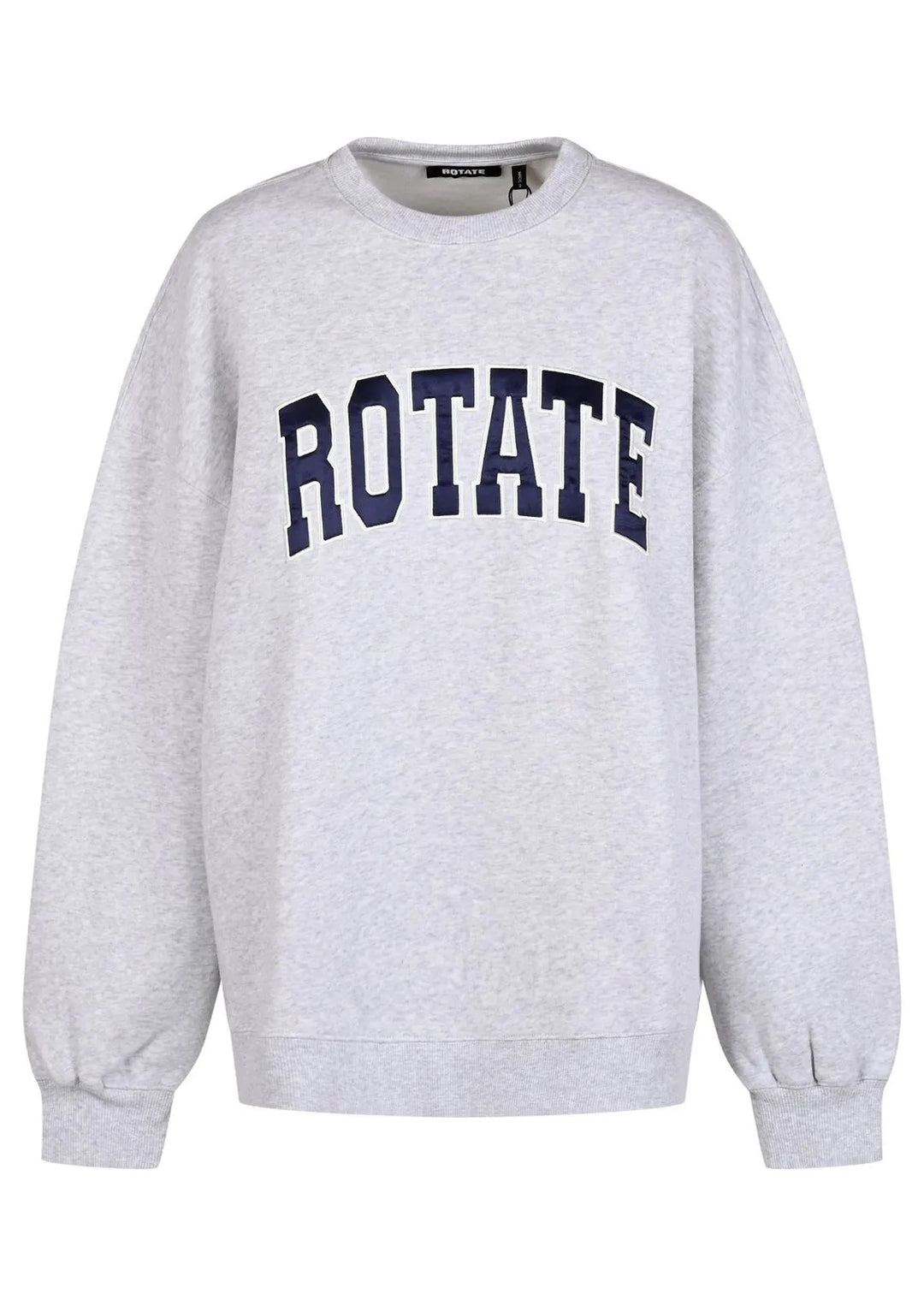 ROTATE Sweatshirt mit Rundhalsausschnitt und Logo-Print