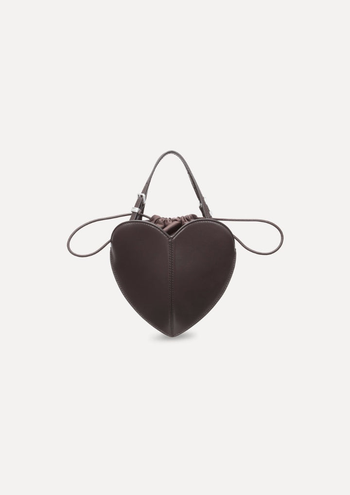 ROTATE The Heart Bag Brown Leather