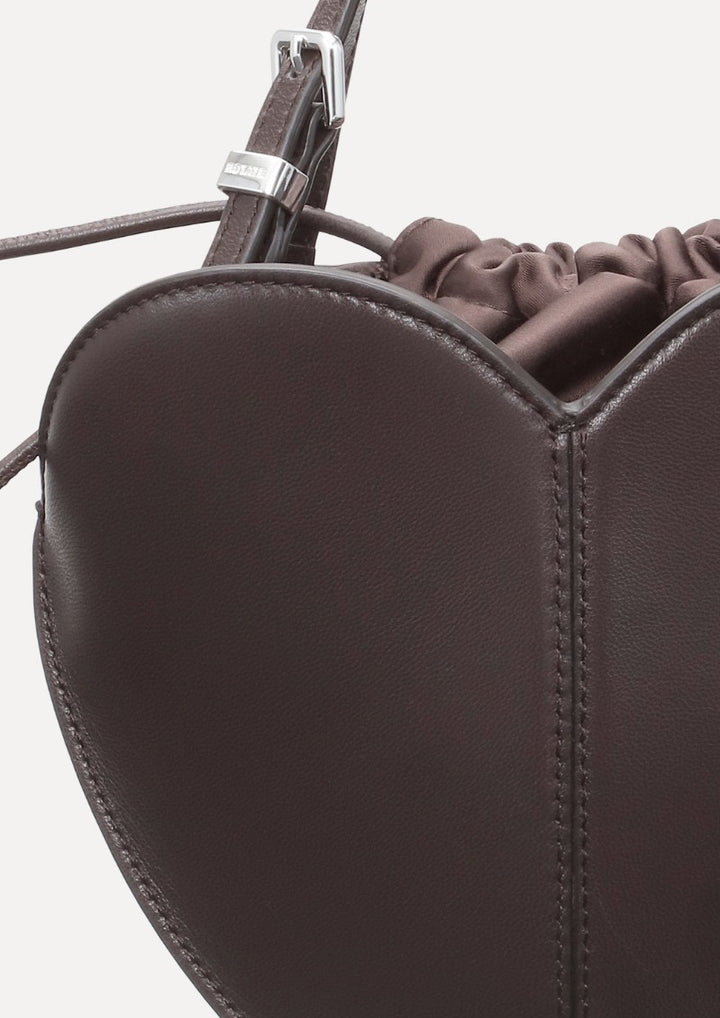 ROTATE The Heart Bag Brown Leather
