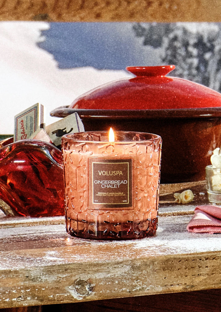 VOLUSPA Luxe Classic Candle Gingerbread Chalet