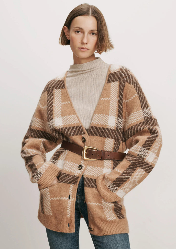 VERONICA BEARD Covey Plaid Cardigan