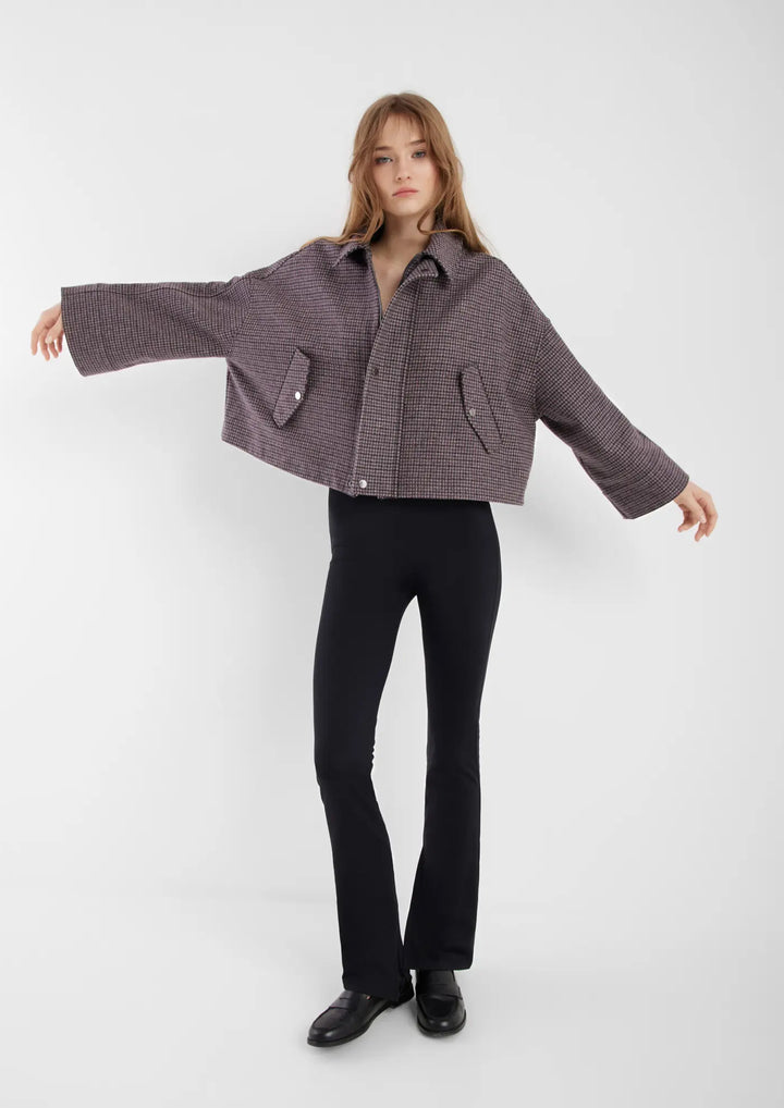 SOSUE Jacket Victoria houndstooth pattern