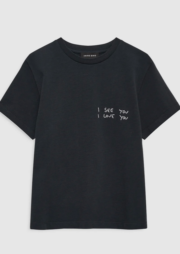 ANINE BING Shelley Tee I See You I Love You