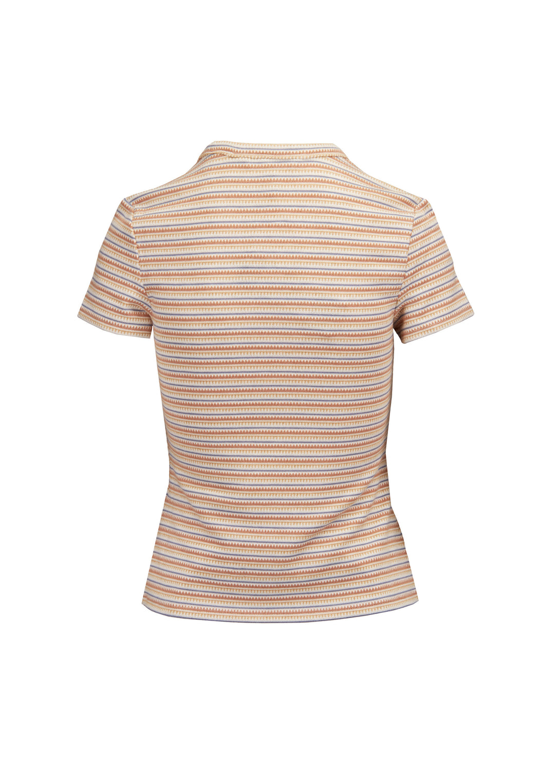 VERONICA BEARD Deven Textured Strip T-Shirt