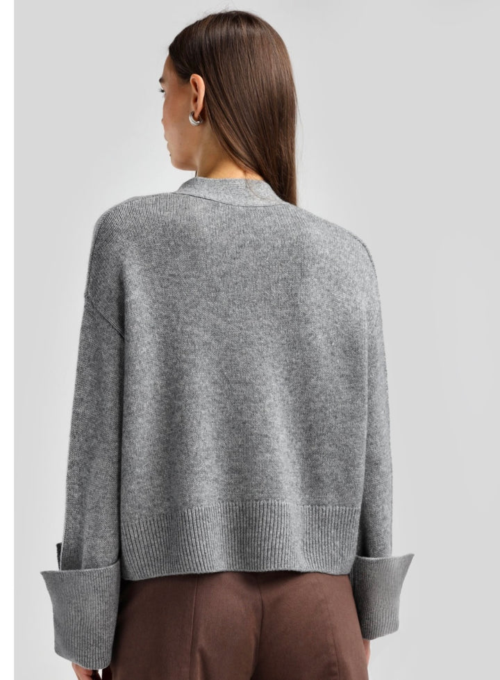 LADNERI Cardigan Paix Next in Grau