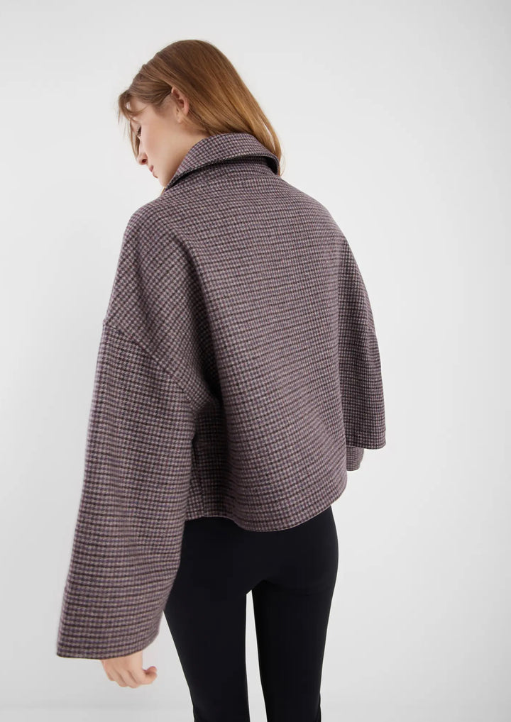 SOSUE Jacket Victoria houndstooth pattern