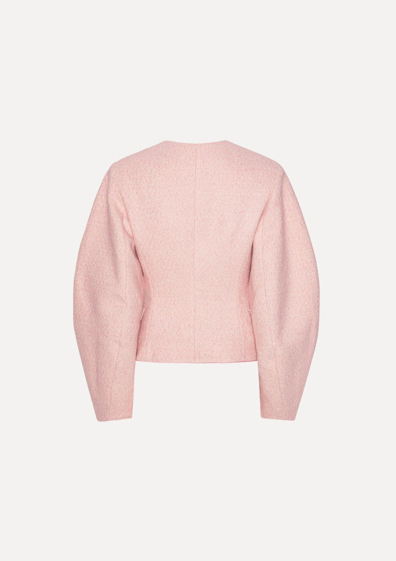 ROTATE Cocoon Sleeved Jacket Pink