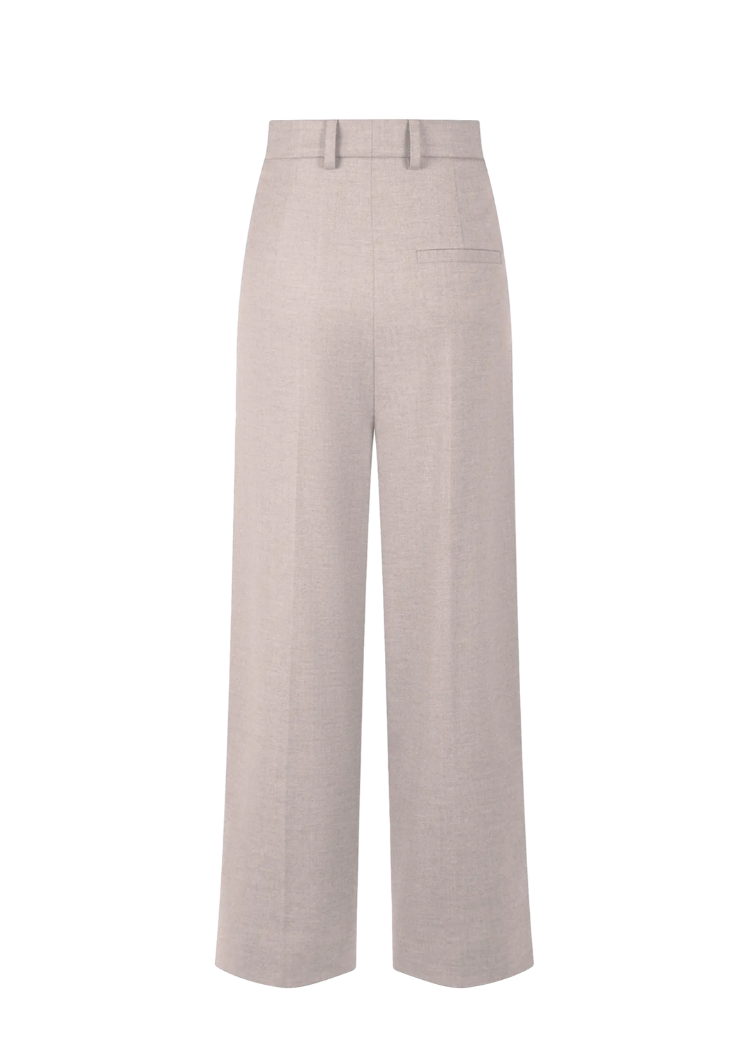 ROSSI Hose Noa Cashmere Touched Flannel in Beige