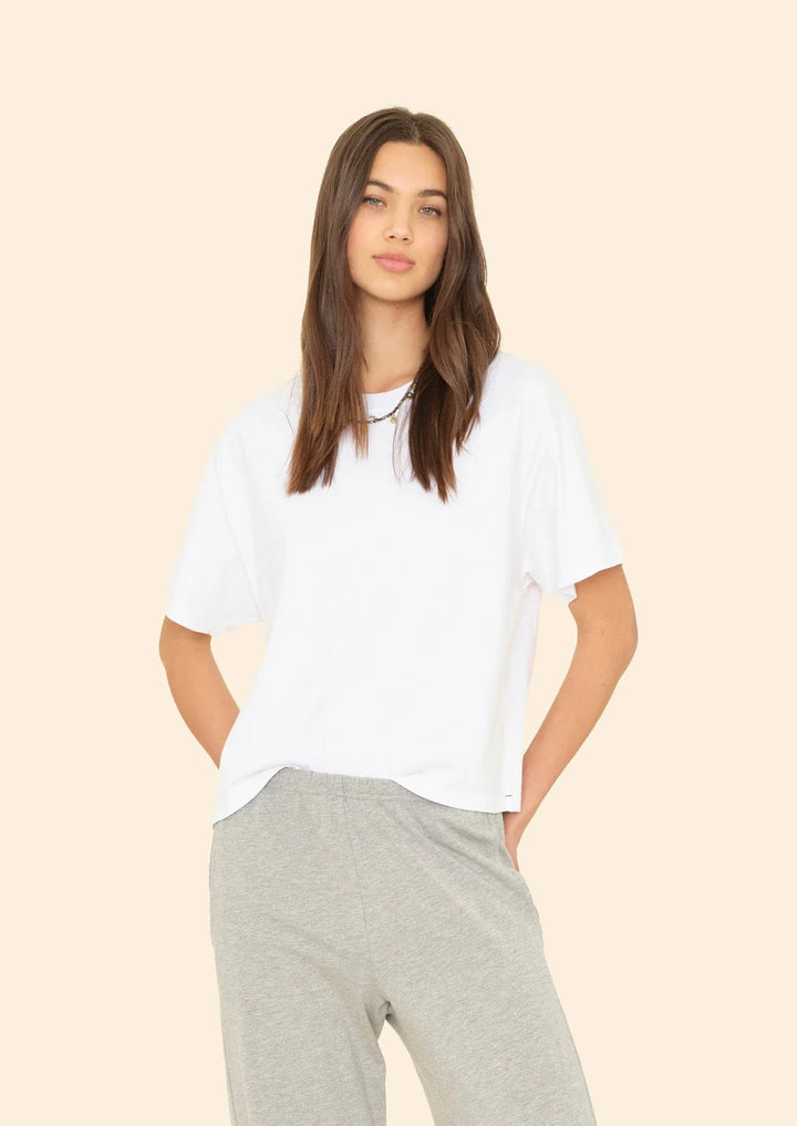 XIRENA White Palmer Tee