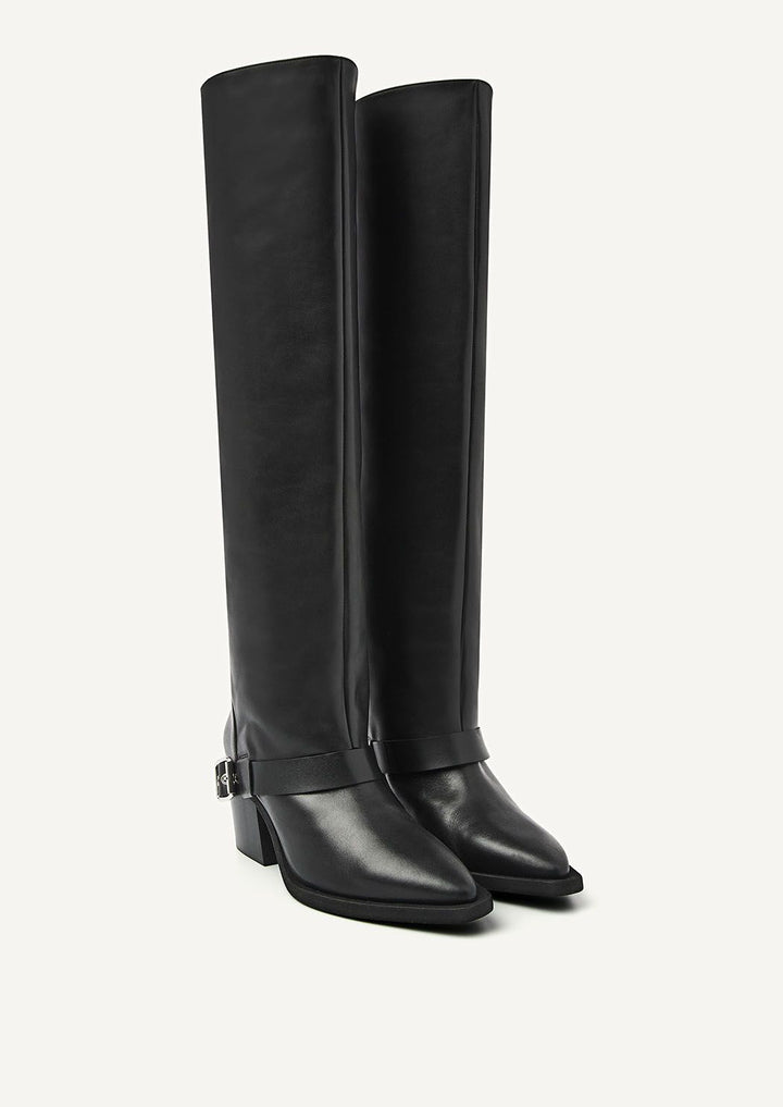 NUBIKK Liv Mile Schwarze Stiefeletten