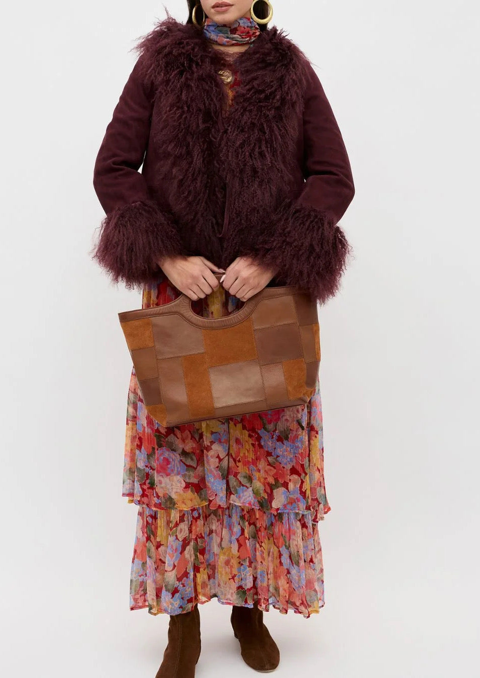 RIXO Sammy Jacket - Maroon