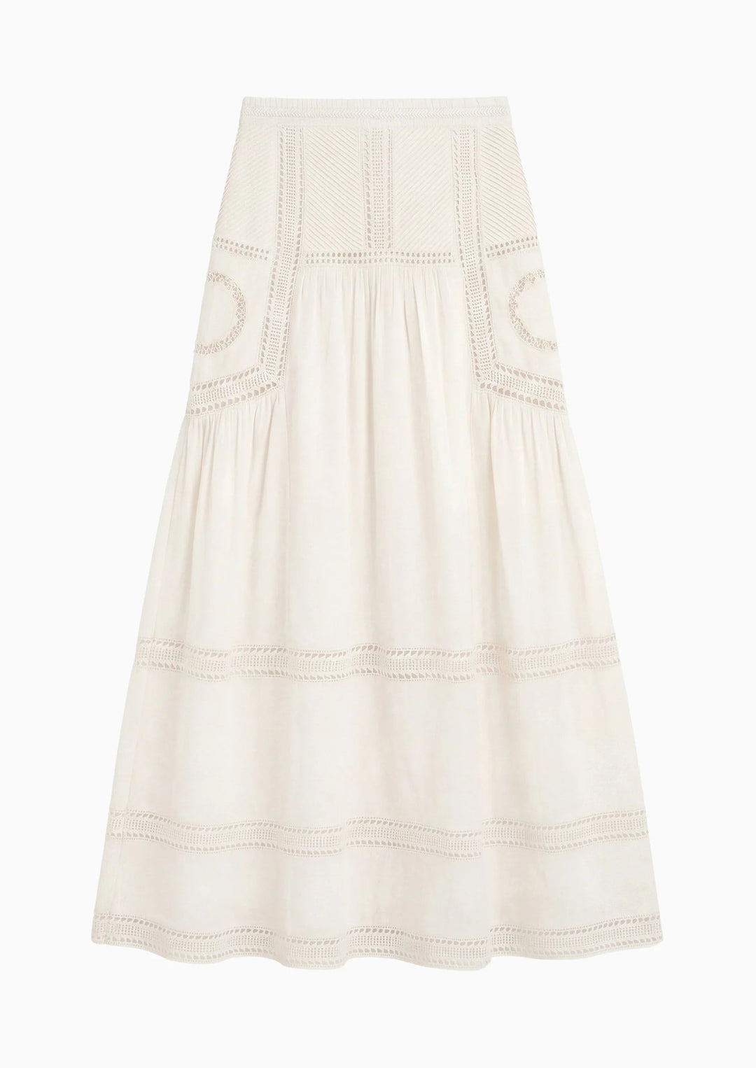 ULLA JOHNSON Alice Cotton Midi Skirt