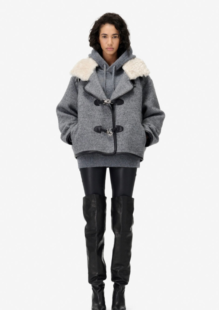 IRO PARIS DUFFLE COAT