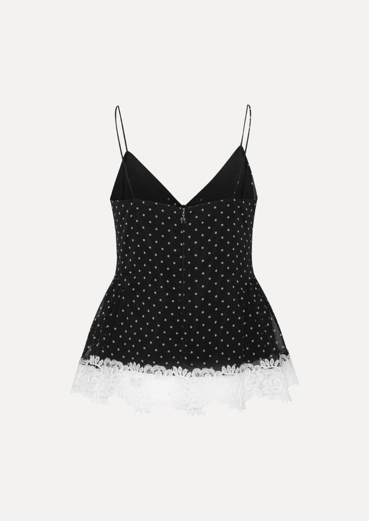 ROTATE Lacebnd Camisole Black