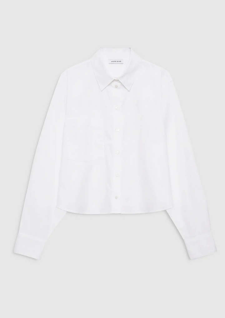 ANINE BING Essie Cropped Shirt