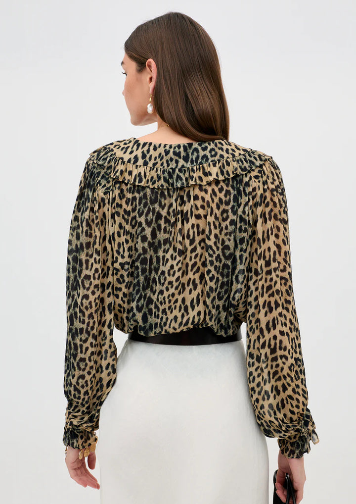 RIXO Milia Georgette Blouse