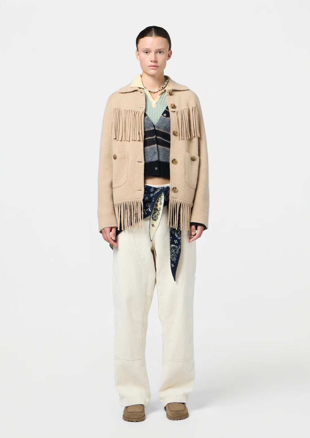 GUEST IN RESIDENCE WESTERN FRINGE JACKET