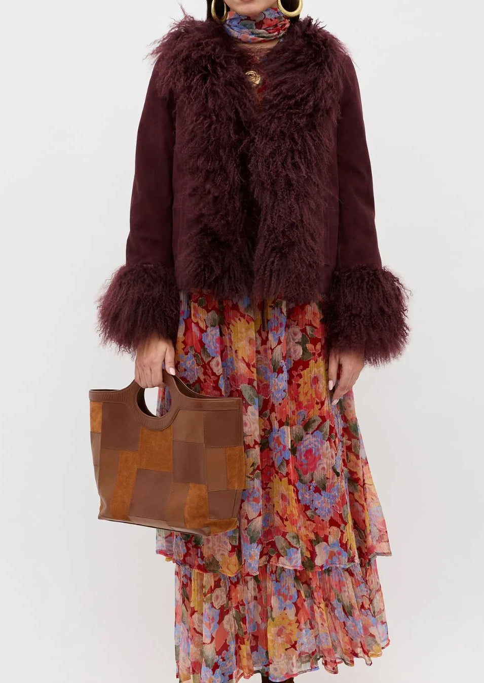 RIXO Sammy Jacket - Maroon