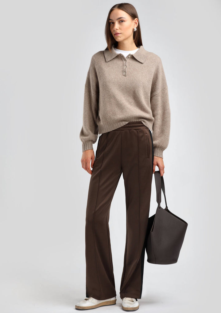 Ladneri Hose Flores in Braun