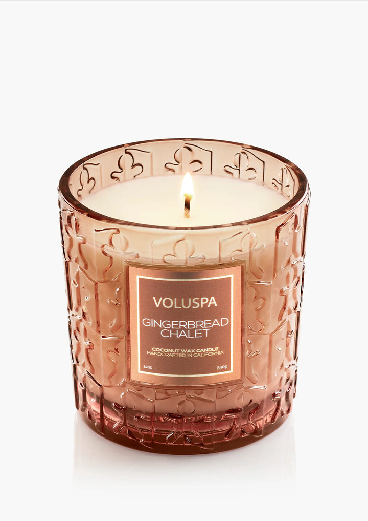 VOLUSPA Luxe Classic Candle Gingerbread Chalet