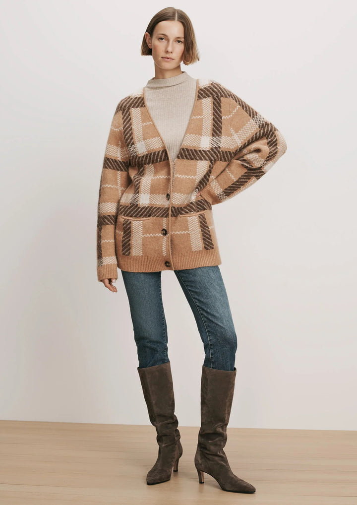 VERONICA BEARD Covey Plaid Cardigan