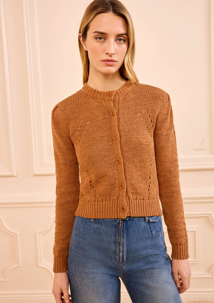 ULLA JOHNSON Delphina Long Sleeve Cardigan