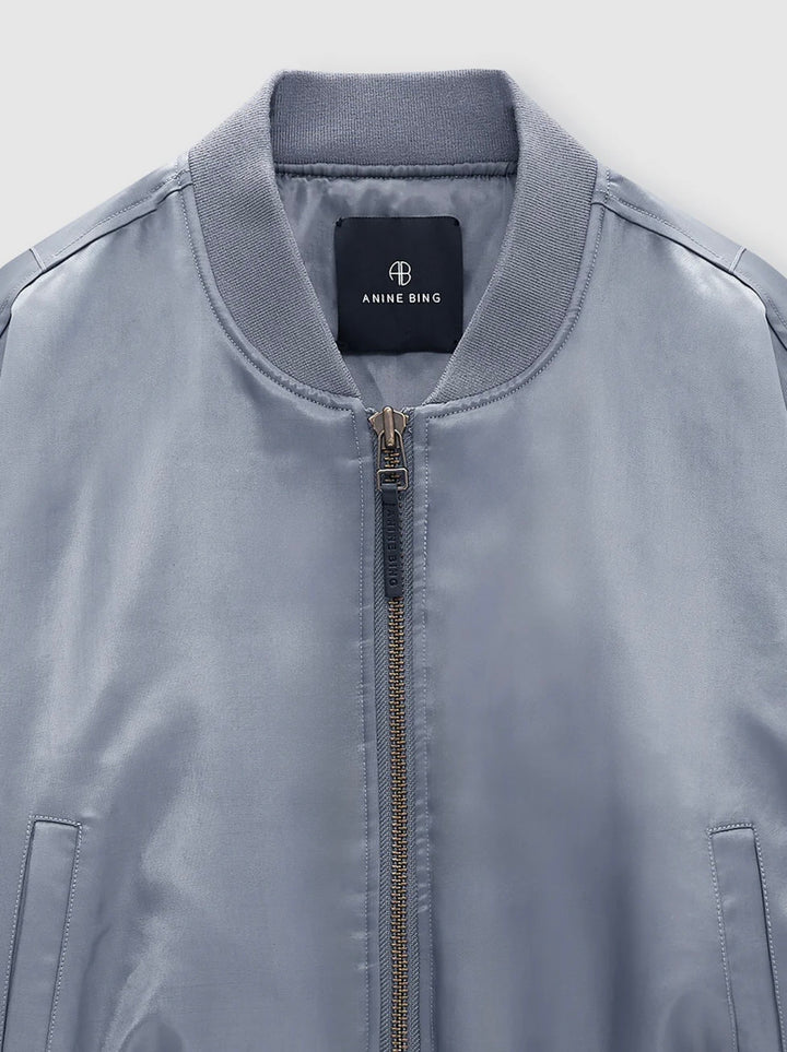 ANINE BING Cropped Leon Bomber