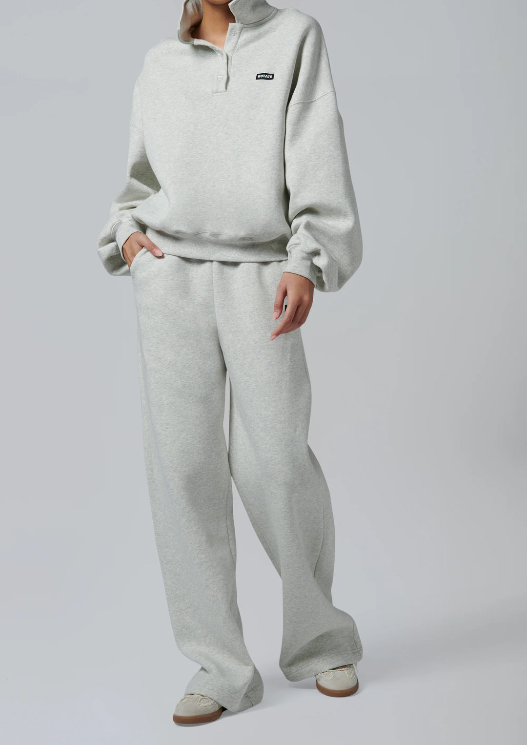 ROTATE White Classic Sweat Pant