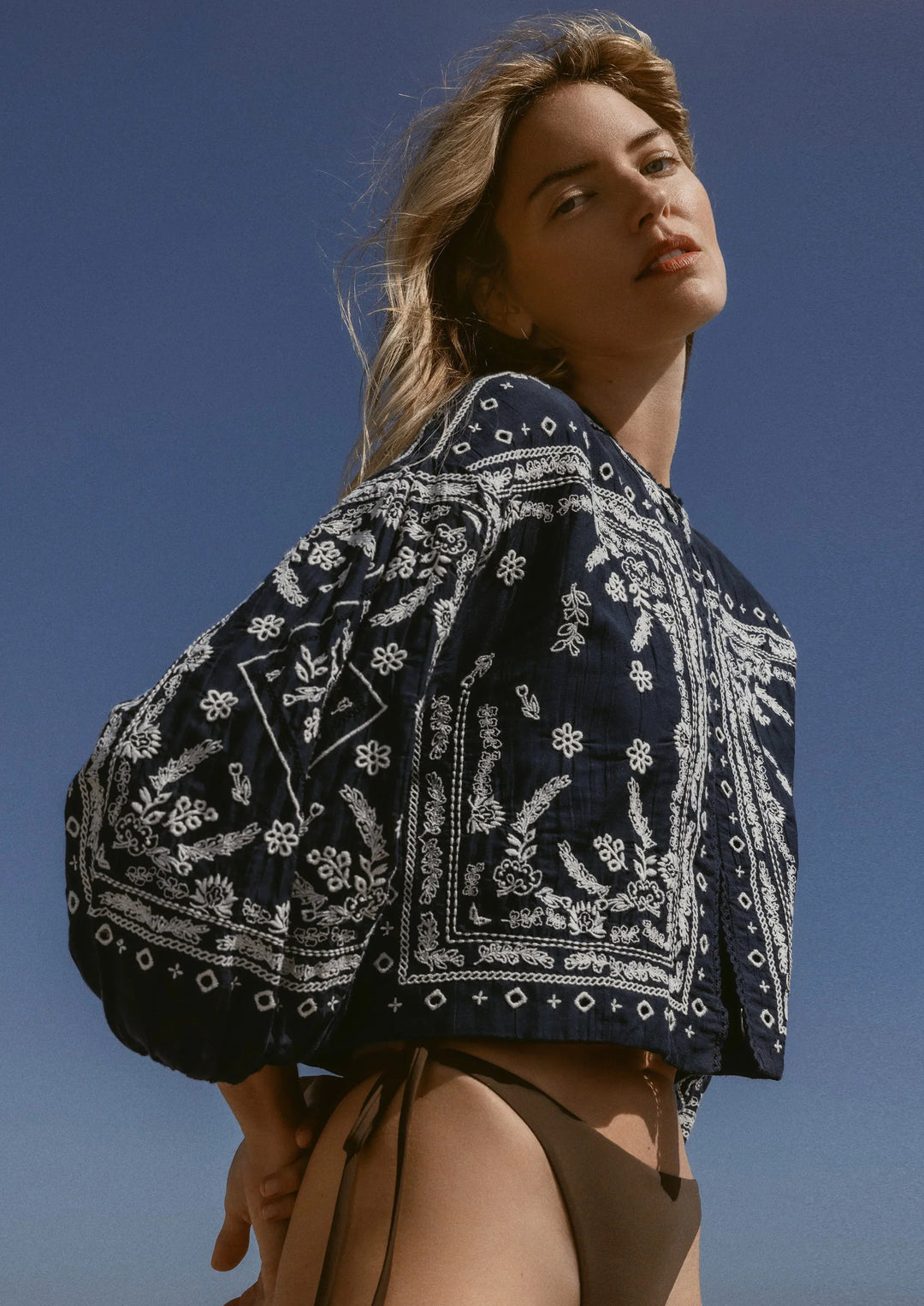 VERONICA BEARD Drake Embroidered Jacket