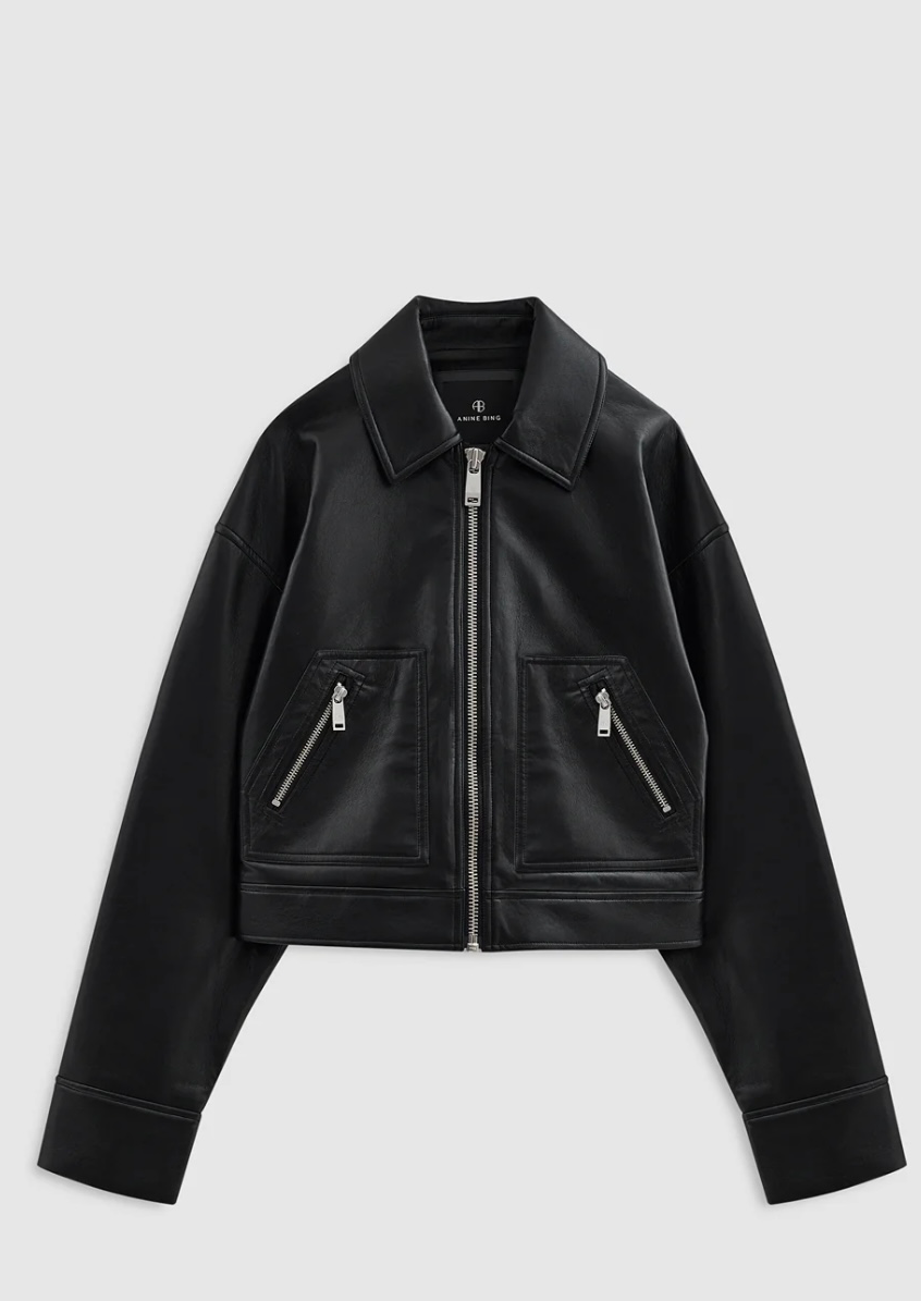ANINE BING ASSAN JACKET LEATHER