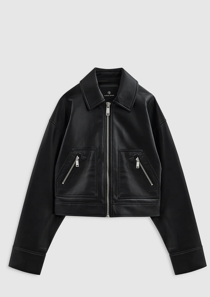 ANINE BING ASSAN JACKET LEATHER