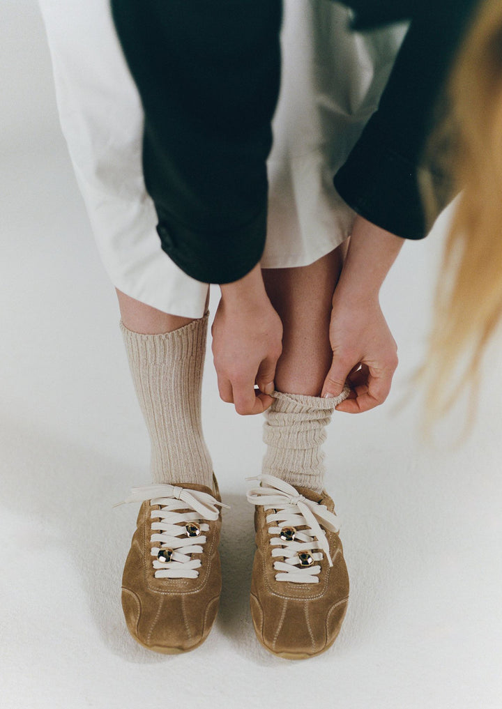 NUBIKK Riley Rush Sneaker in Eichenbraun für Damen